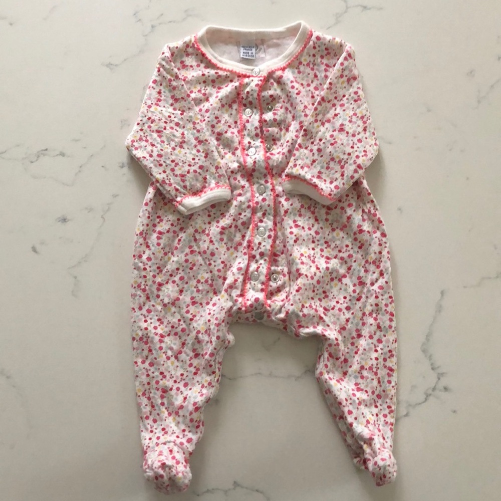 Petit Bateau Floral Pajamas